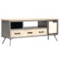 vidaXL Mobile Porta TV in Mango Massello e Acciaio 120x30x45cm vidaXL Mobile Porta TV in Mango Massello e Acciaio 120x30x45cm