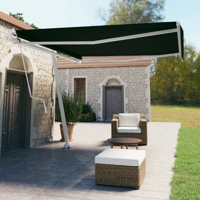 Tenda da Sole Automatica Autoportante 400x350 cm Antracite Tenda da Sole Automatica Autoportante 400x350 cm Antracite
