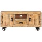 Mobile Porta TV in Legno Grezzo di Mango 110x30x50 cm Mobile Porta TV in Legno Grezzo di Mango 110x30x50 cm