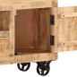 Mobile Porta TV in Legno Grezzo di Mango 110x30x50 cm Mobile Porta TV in Legno Grezzo di Mango 110x30x50 cm