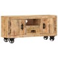 Mobile Porta TV in Legno Grezzo di Mango 110x30x50 cm Mobile Porta TV in Legno Grezzo di Mango 110x30x50 cm