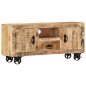 Mobile Porta TV in Legno Grezzo di Mango 110x30x50 cm Mobile Porta TV in Legno Grezzo di Mango 110x30x50 cm