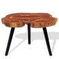 Tavolo da Caffé a Tronco Legno Massello di Acacia (55-60)x40 cm Tavolo da Caffé a Tronco Legno Massello di Acacia (55-60)x40 cm