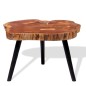 Tavolo da Caffé a Tronco Legno Massello di Acacia (55-60)x40 cm Tavolo da Caffé a Tronco Legno Massello di Acacia (55-60)x40 cm