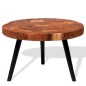 Tavolo da Caffé a Tronco Legno Massello di Acacia (55-60)x40 cm Tavolo da Caffé a Tronco Legno Massello di Acacia (55-60)x40 cm