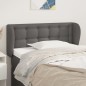 vidaXL Testiera ad Orecchio Grigia 93x23x78/88 cm in Similpelle vidaXL Testiera ad Orecchio Grigia 93x23x78/88 cm in Similpelle