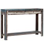 Tavolo Consolle in Legno Massello Vintage 118x30x80 cm Tavolo Consolle in Legno Massello Vintage 118x30x80 cm