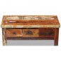 Tavolino da Caffè con Cassetti in Legno Recuperato 90x45x35 cm Tavolino da Caffè con Cassetti in Legno Recuperato 90x45x35 cm