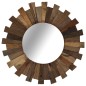 Specchio da Parete in Legno Massello di Recupero 50 cm Specchio da Parete in Legno Massello di Recupero 50 cm