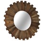 Specchio da Parete in Legno Massello di Recupero 50 cm Specchio da Parete in Legno Massello di Recupero 50 cm