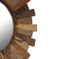 Specchio da Parete in Legno Massello di Recupero 50 cm Specchio da Parete in Legno Massello di Recupero 50 cm