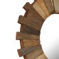 Specchio da Parete in Legno Massello di Recupero 50 cm Specchio da Parete in Legno Massello di Recupero 50 cm