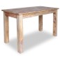 vidaXL Tavolo da Pranzo in Legno Massello di Mogano 120x60x77 cm vidaXL Tavolo da Pranzo in Legno Massello di Mogano 120x60x77 cm