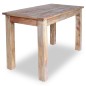 vidaXL Tavolo da Pranzo in Legno Massello di Mogano 120x60x77 cm vidaXL Tavolo da Pranzo in Legno Massello di Mogano 120x60x77 cm