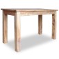 vidaXL Tavolo da Pranzo in Legno Massello di Mogano 120x60x77 cm vidaXL Tavolo da Pranzo in Legno Massello di Mogano 120x60x77 cm
