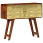 Credenza in Massello di Sheesham con Stampa Dorata 90x30x77 cm Credenza in Massello di Sheesham con Stampa Dorata 90x30x77 cm