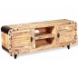 Mobile Porta TV in Legno Grezzo di Mango 120x30x50 cm Mobile Porta TV in Legno Grezzo di Mango 120x30x50 cm