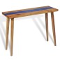 Tavolo Consolle in Teak e Resina 100x35x75 cm Tavolo Consolle in Teak e Resina 100x35x75 cm