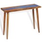 Tavolo Consolle in Teak e Resina 100x35x75 cm Tavolo Consolle in Teak e Resina 100x35x75 cm
