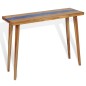 Tavolo Consolle in Teak e Resina 100x35x75 cm Tavolo Consolle in Teak e Resina 100x35x75 cm
