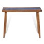 Tavolo Consolle in Teak e Resina 100x35x75 cm Tavolo Consolle in Teak e Resina 100x35x75 cm