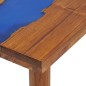 Tavolo Consolle in Teak e Resina 100x35x75 cm Tavolo Consolle in Teak e Resina 100x35x75 cm