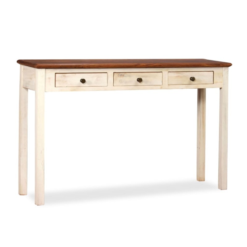 Tavolo Consolle in Legno Massello Sheesham e Mango 120x30x76 cm Tavolo Consolle in Legno Massello Sheesham e Mango 120x30x76 cm