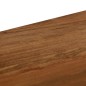 Panca da Pranzo Legno Massello d'Acacia e Acciaio 160x40x45 cm Panca da Pranzo Legno Massello d'Acacia e Acciaio 160x40x45 cm