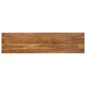 Panca da Pranzo Legno Massello d'Acacia e Acciaio 160x40x45 cm Panca da Pranzo Legno Massello d'Acacia e Acciaio 160x40x45 cm