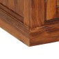 Vetrina in Legno Massello di Sheesham 100x40x200 cm