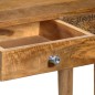 Tavolo Consolle in Legno Massello di Mango 102x30x79 cm Tavolo Consolle in Legno Massello di Mango 102x30x79 cm