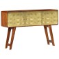 Credenza in Massello di Sheesham con Stampa Dorata 120x30x80 cm Credenza in Massello di Sheesham con Stampa Dorata 120x30x80 cm