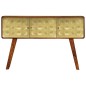 Credenza in Massello di Sheesham con Stampa Dorata 120x30x80 cm Credenza in Massello di Sheesham con Stampa Dorata 120x30x80 cm