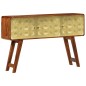 Credenza in Massello di Sheesham con Stampa Dorata 120x30x80 cm Credenza in Massello di Sheesham con Stampa Dorata 120x30x80 cm