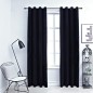 Tende Oscuranti con Anelli 2 pz Nere in Velluto 140x175 cm Tende Oscuranti con Anelli 2 pz Nere in Velluto 140x175 cm