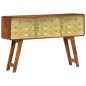 Credenza in Massello di Sheesham con Stampa Dorata 120x30x80 cm Credenza in Massello di Sheesham con Stampa Dorata 120x30x80 cm