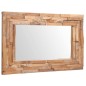 vidaXL Specchio Decorativo in Legno di Teak 90x60 cm Rettangolare vidaXL Specchio Decorativo in Legno di Teak 90x60 cm Rettangolare