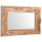 vidaXL Specchio Decorativo in Legno di Teak 90x60 cm Rettangolare vidaXL Specchio Decorativo in Legno di Teak 90x60 cm Rettangolare