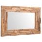 vidaXL Specchio Decorativo in Legno di Teak 90x60 cm Rettangolare vidaXL Specchio Decorativo in Legno di Teak 90x60 cm Rettangolare