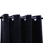 Tende Oscuranti con Anelli 2 pz Nere in Velluto 140x175 cm Tende Oscuranti con Anelli 2 pz Nere in Velluto 140x175 cm