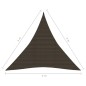 Vela Parasole 160 g/m² Marrone 4x4x4 m in HDPE Vela Parasole 160 g/m² Marrone 4x4x4 m in HDPE