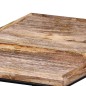 Tavolino da Salotto in Legno Massello di Mango 56x48x40 cm