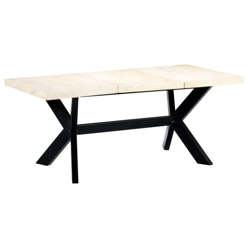 Tavolo da Pranzo 180x90x75 cm in Legno Massello di Mango Tavolo da Pranzo 180x90x75 cm in Legno Massello di Mango