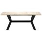 Tavolo da Pranzo 180x90x75 cm in Legno Massello di Mango Tavolo da Pranzo 180x90x75 cm in Legno Massello di Mango