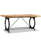 Tavolo da Pranzo in Legno Massello di Mango Grezzo 180 cm Tavolo da Pranzo in Legno Massello di Mango Grezzo 180 cm