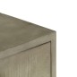 Tavolino da Caffè Massello di Mango Grigio e Ottone 110x60x35cm Tavolino da Caffè Massello di Mango Grigio e Ottone 110x60x35cm
