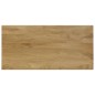 Tavolo da Pranzo 115x55x76 cm Legno Massello di Mango e Acciaio Tavolo da Pranzo 115x55x76 cm Legno Massello di Mango e Acciaio
