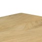 Tavolo da Pranzo 115x55x76 cm Legno Massello di Mango e Acciaio Tavolo da Pranzo 115x55x76 cm Legno Massello di Mango e Acciaio