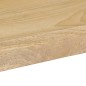 Tavolo da Pranzo 115x55x76 cm Legno Massello di Mango e Acciaio Tavolo da Pranzo 115x55x76 cm Legno Massello di Mango e Acciaio