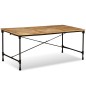 Tavolo da Pranzo in Legno Massello di Mango 180 cm